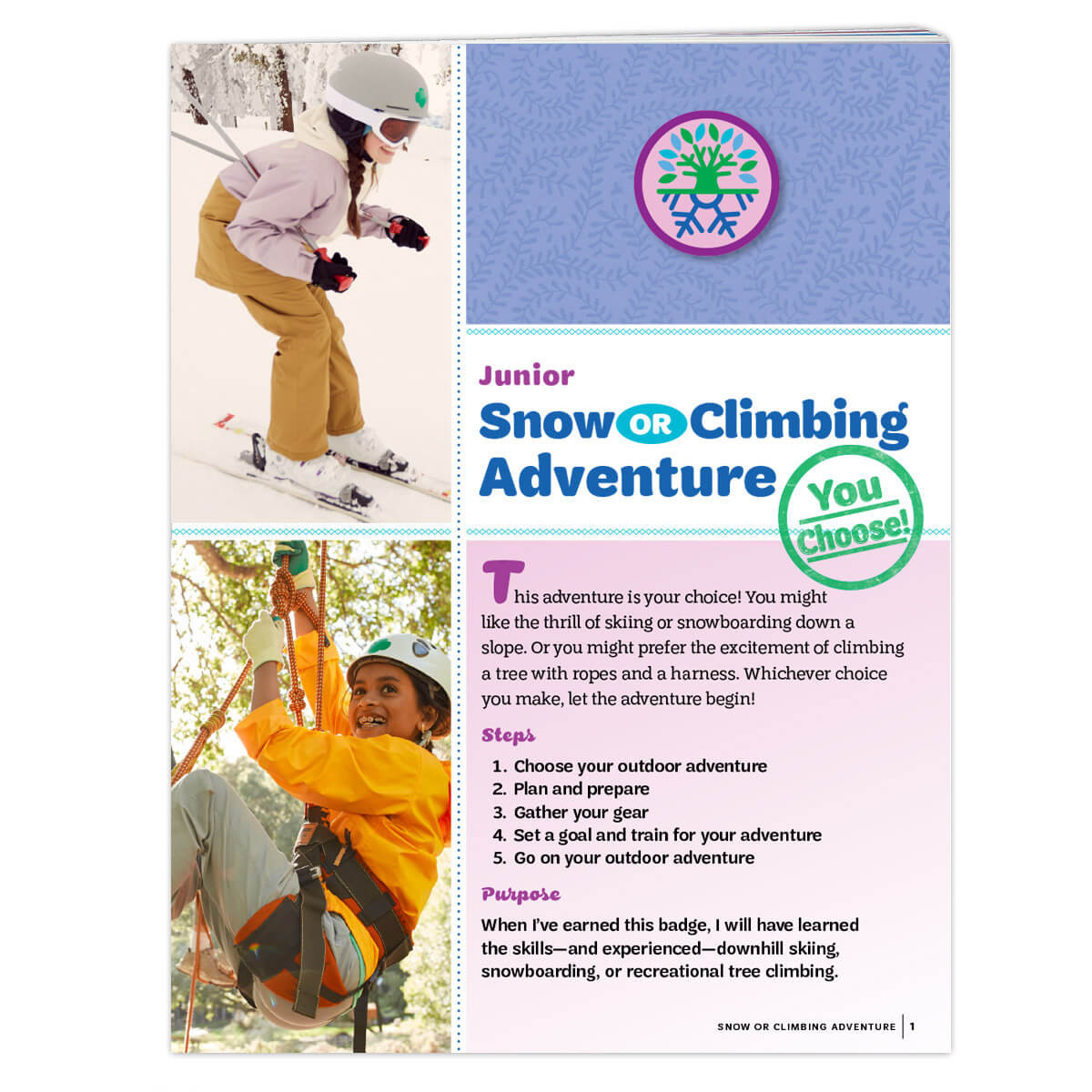 Jr. Snow or Climbing Adventure REQ