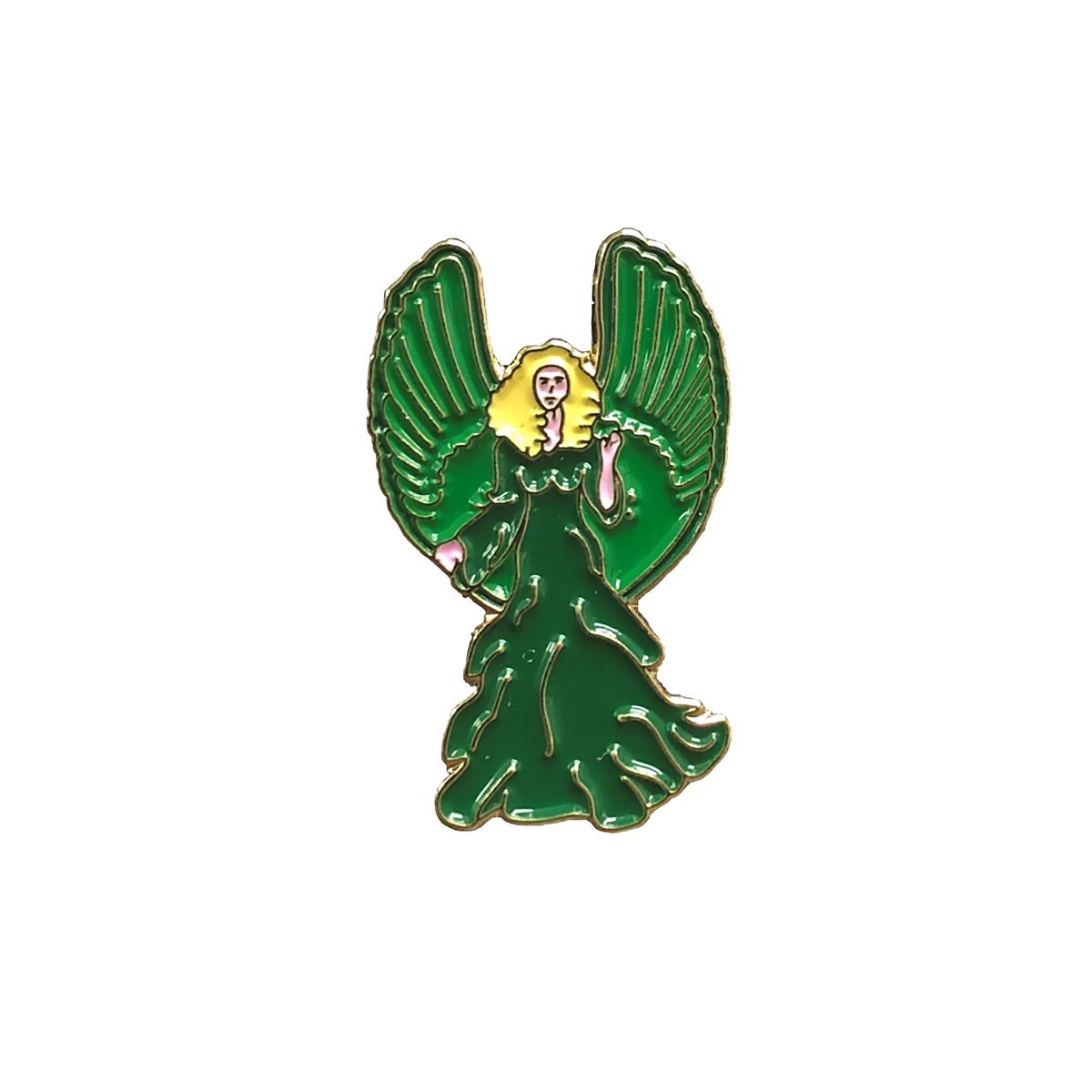 Green Angel Pin