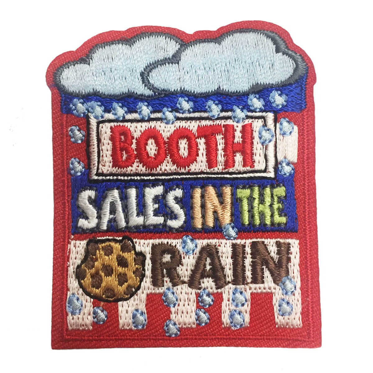 Booth Sales in the Rain - W